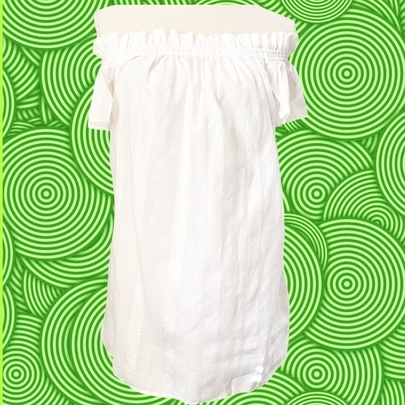 Smym White Woodstock Off-Shoulder tunic size S - Picture 3 of 8